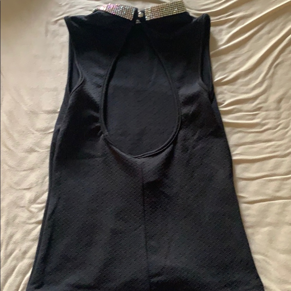 Studded Open Back Top - Picture 3 of 4